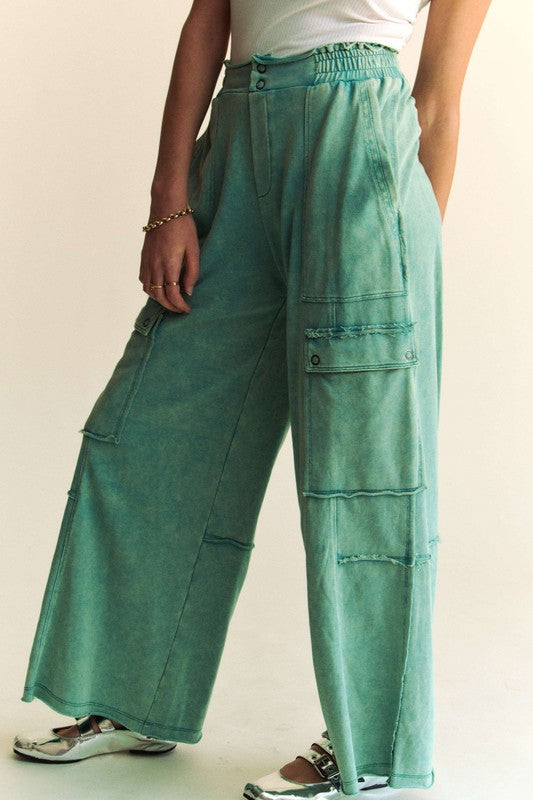 Mineral Wash Cargo Pants