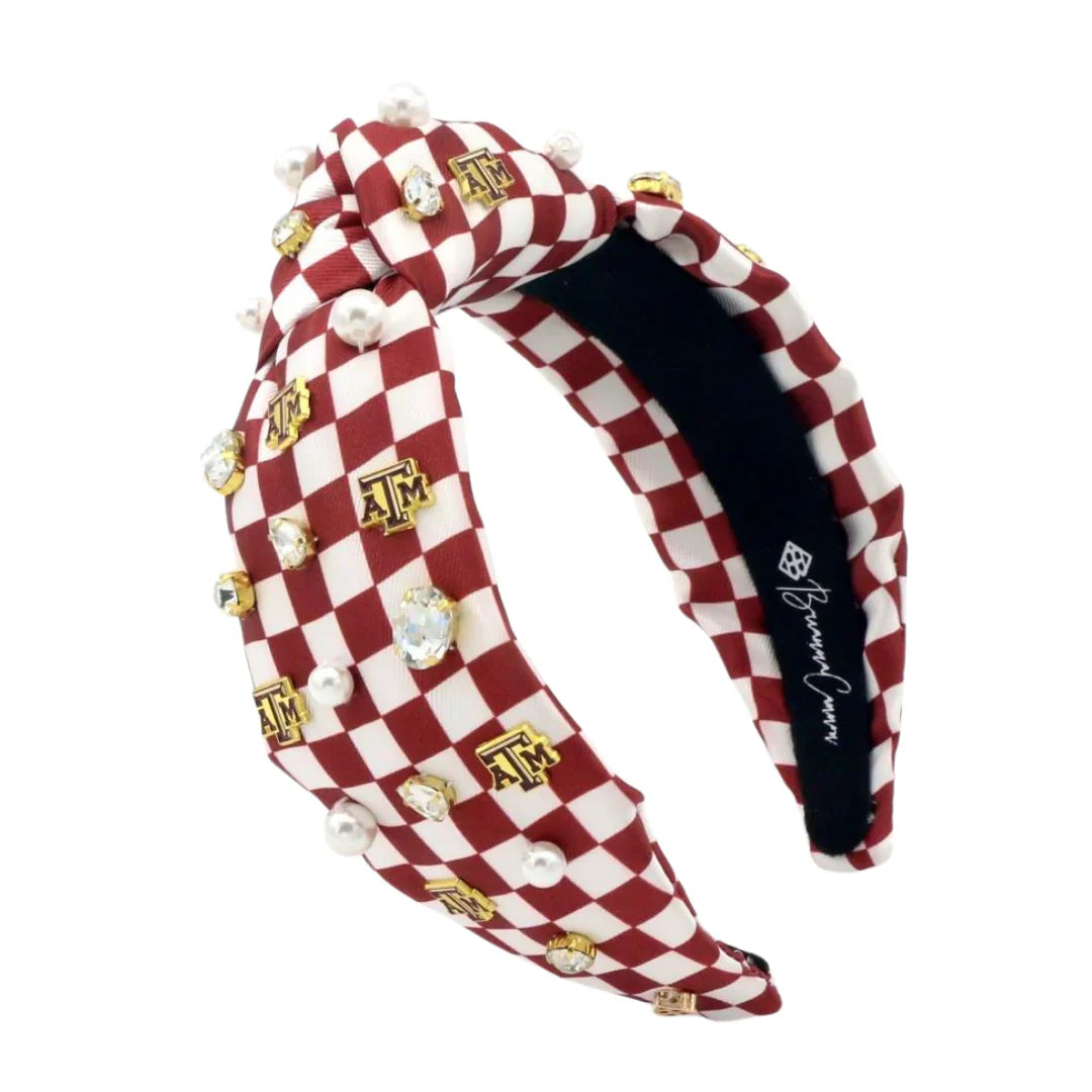 GAME DAY CHECKERBOARD HEADBAND