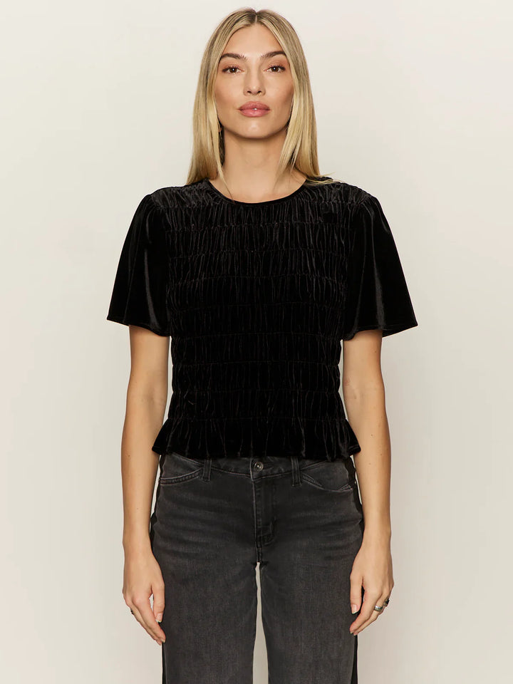 WE BELONG TOGETHER VELVET TOP