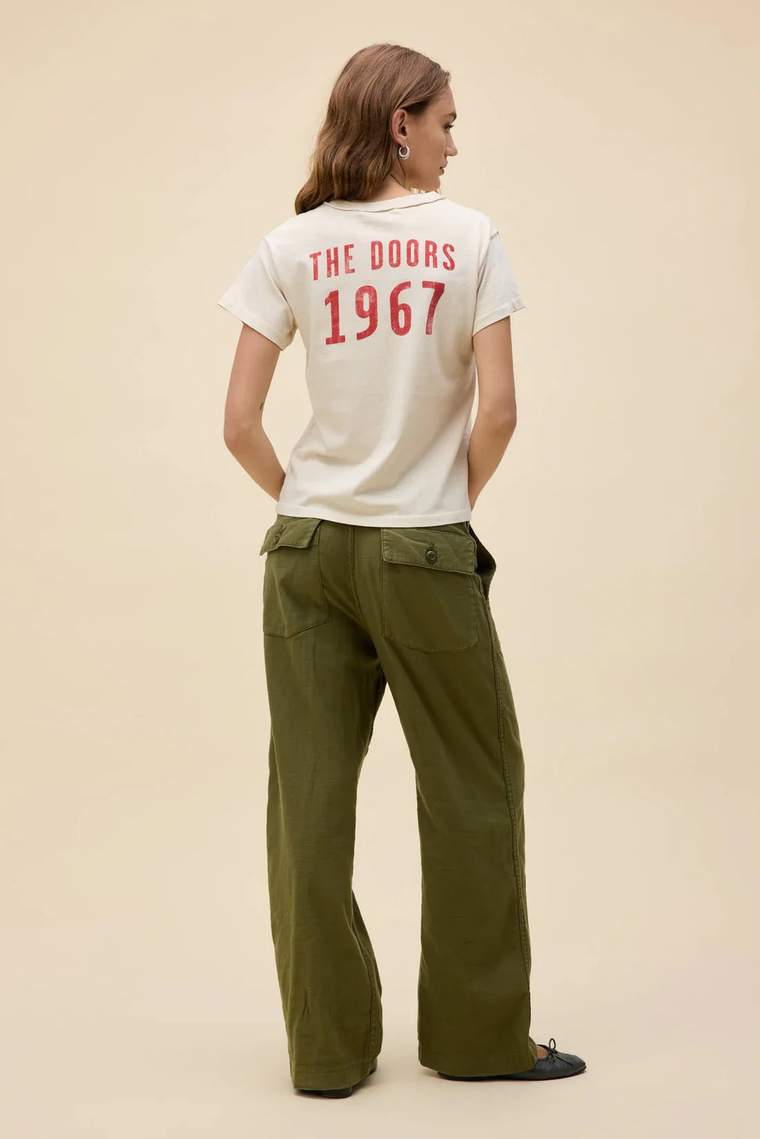 THE DOORS  LIGHT MY FIRE REVERSE GF TEE