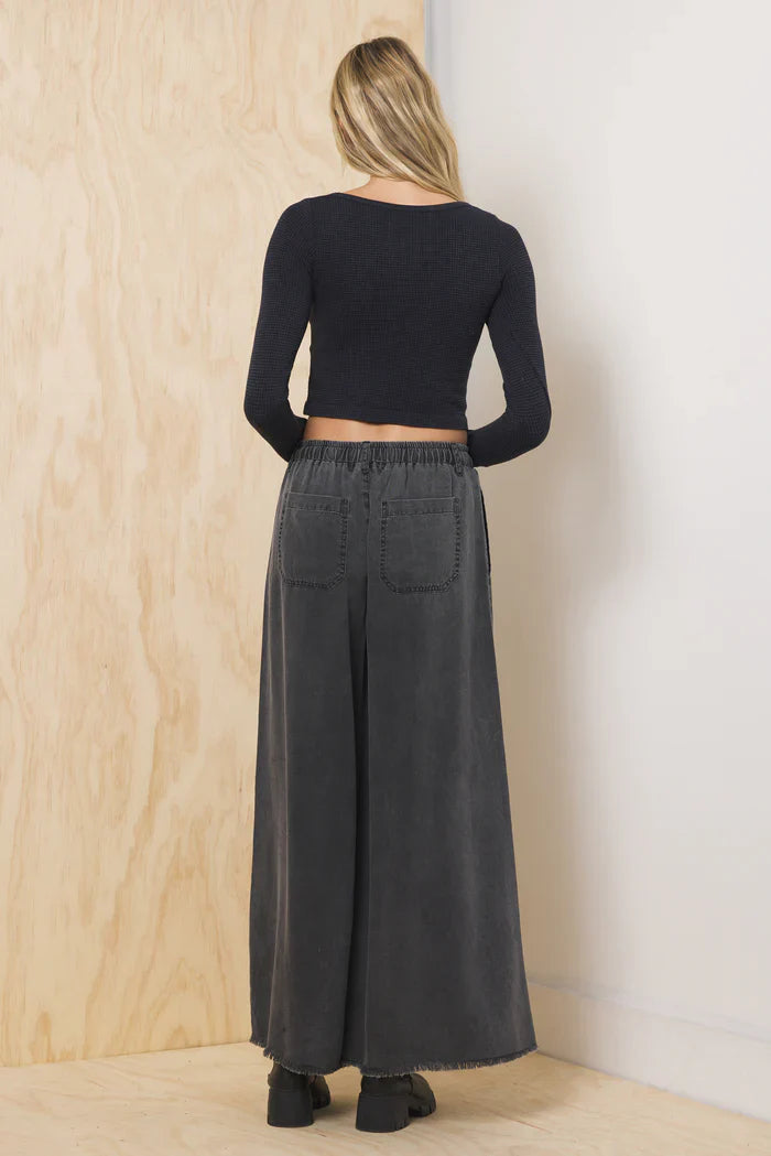 TENCEL WIDE LEG PANT