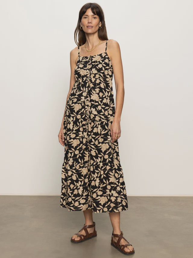 TIERED PICOT DRESS