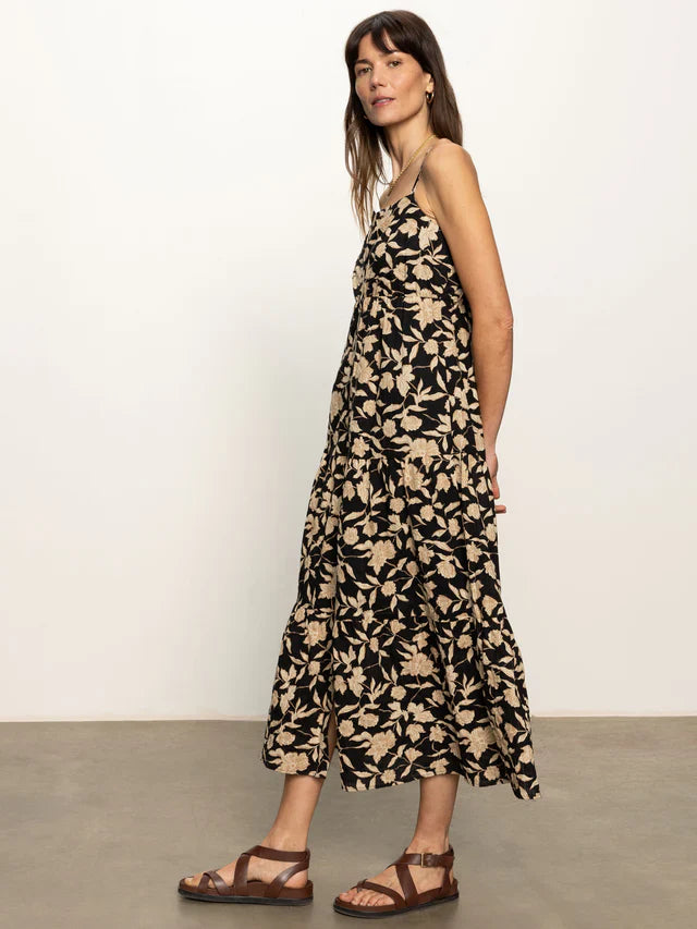 TIERED PICOT DRESS