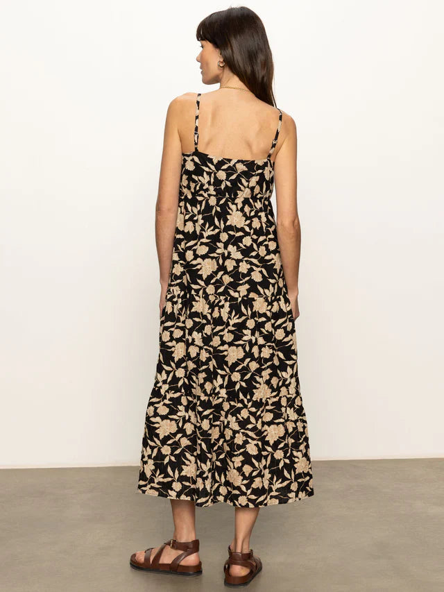 TIERED PICOT DRESS