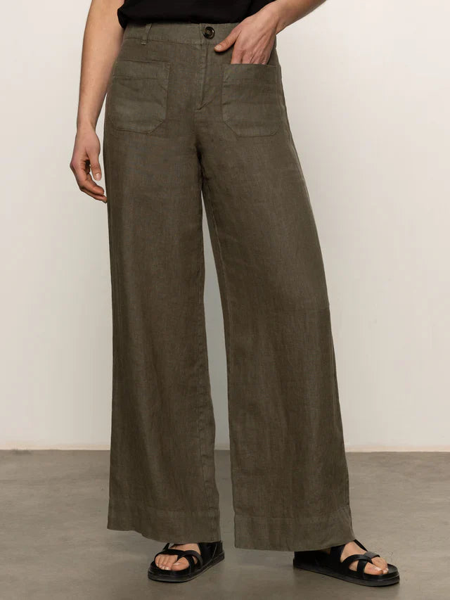 THE LINEN MARINE WIDE LEG