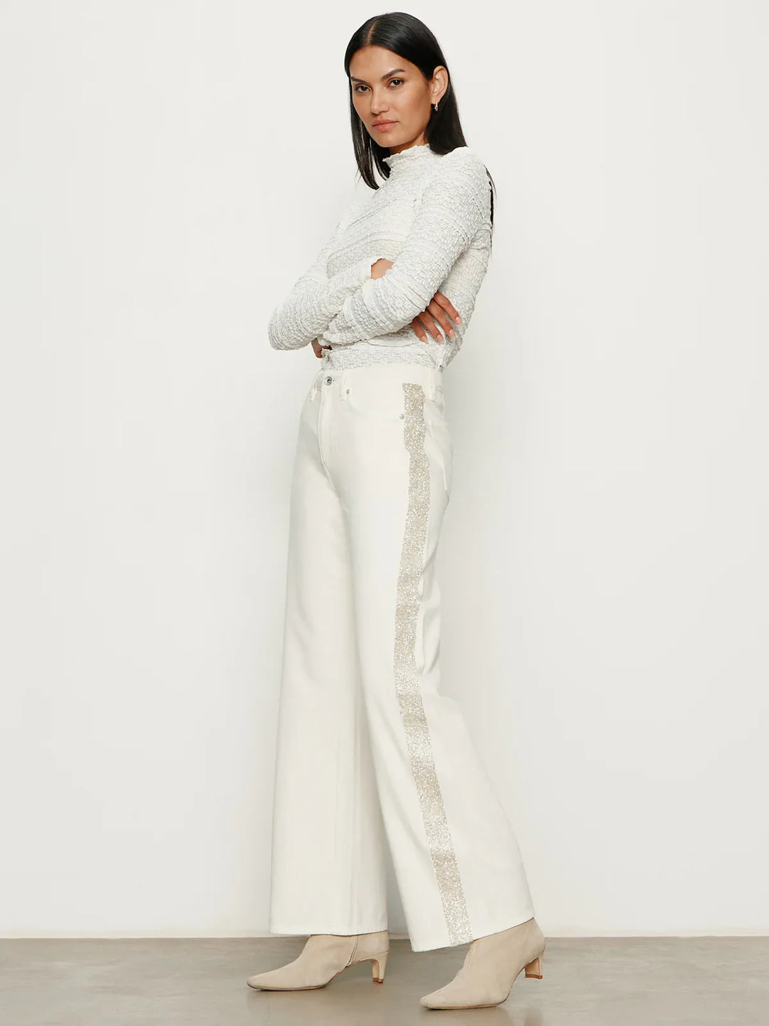 CADENCE SHIMMER STRIPE PANT