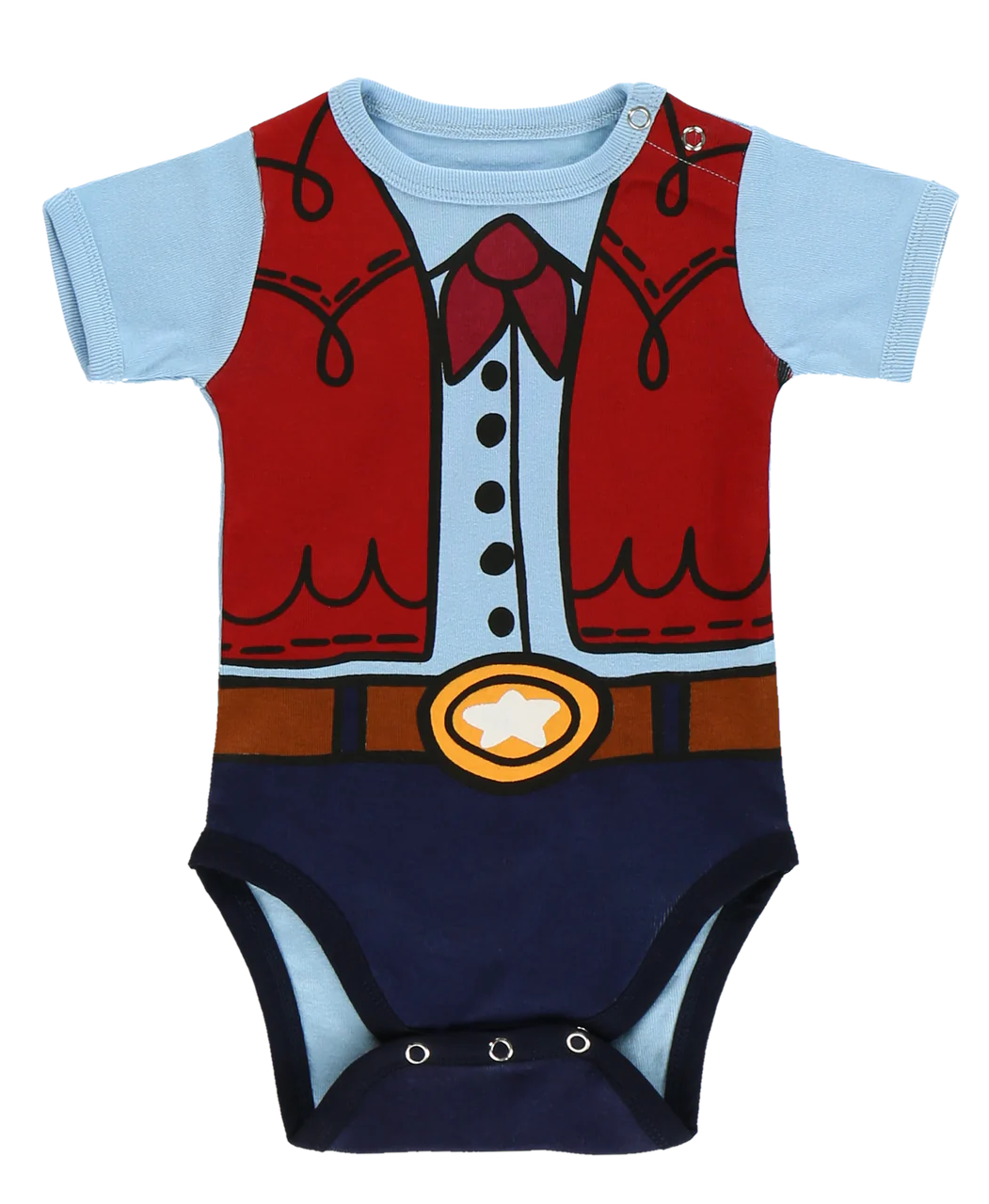 INFANT COWBOY CREEPER ONESIE