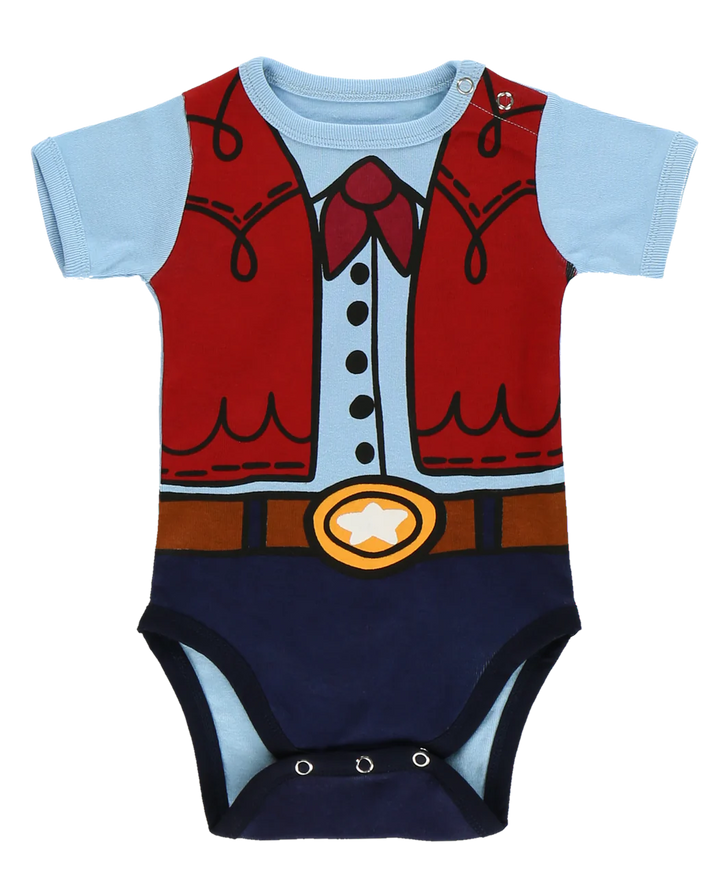 INFANT COWBOY CREEPER ONESIE