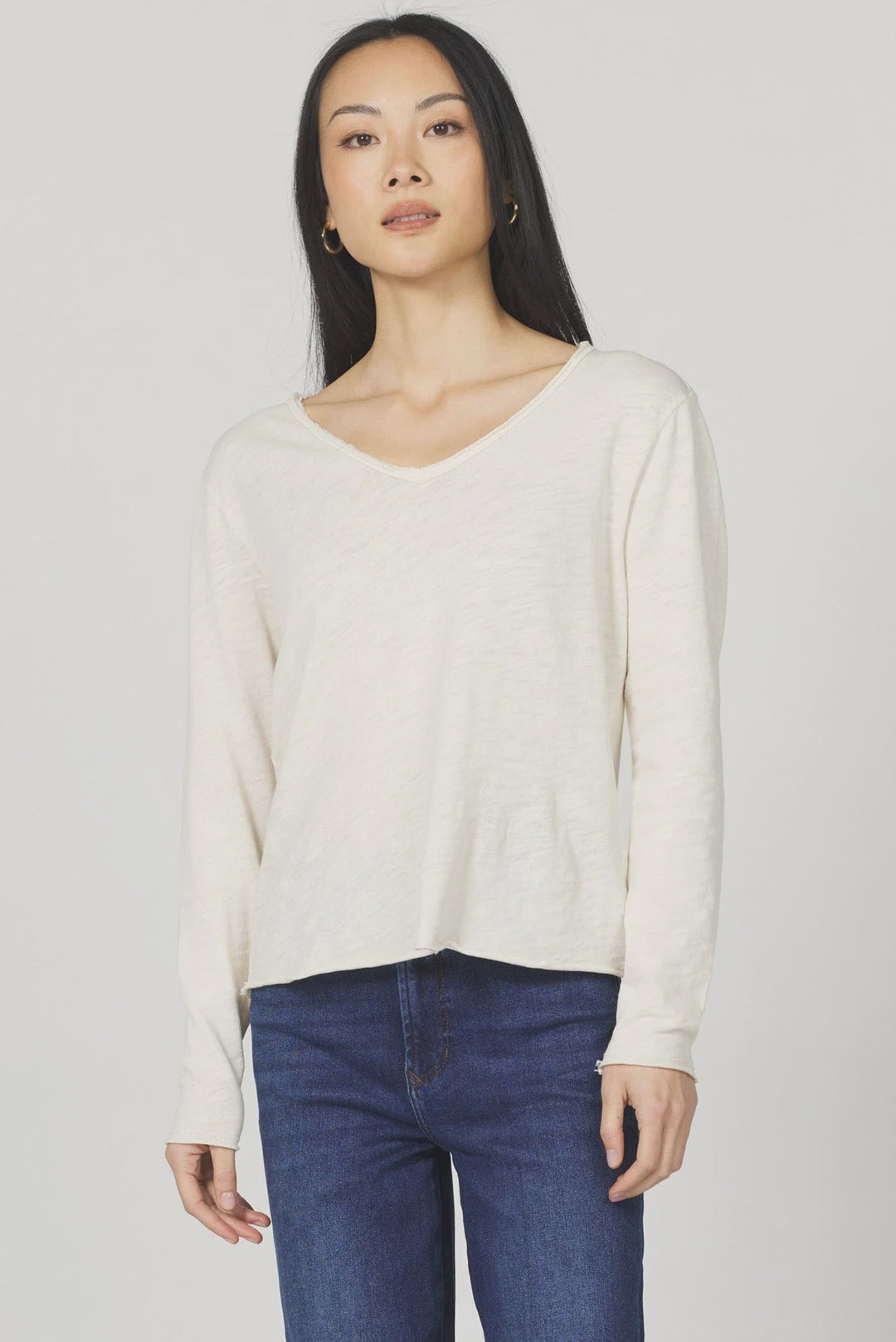 VANYA LONG SLEEVETEE SLUB