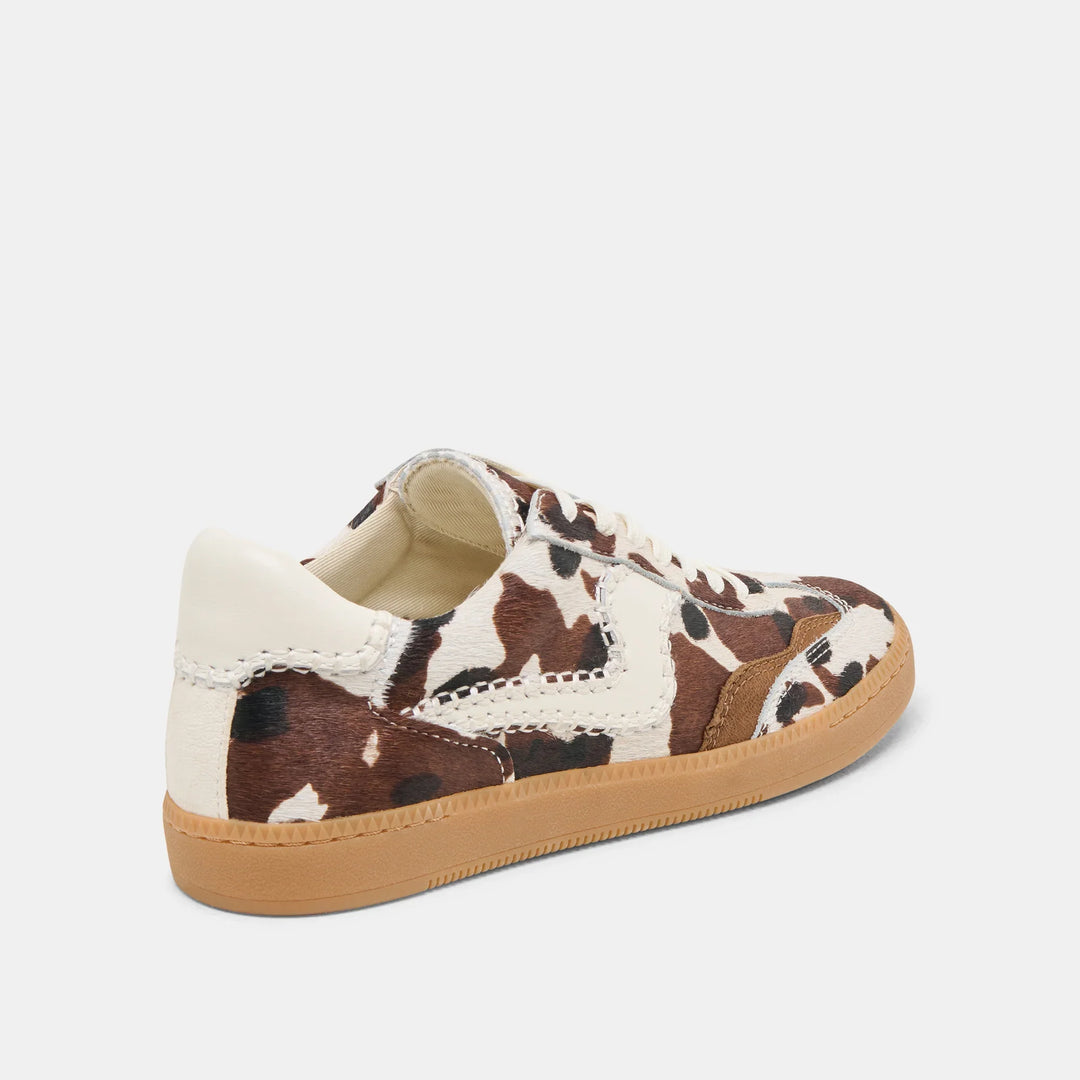 NOTICE STITCH CALF HAIR SNEAKERS