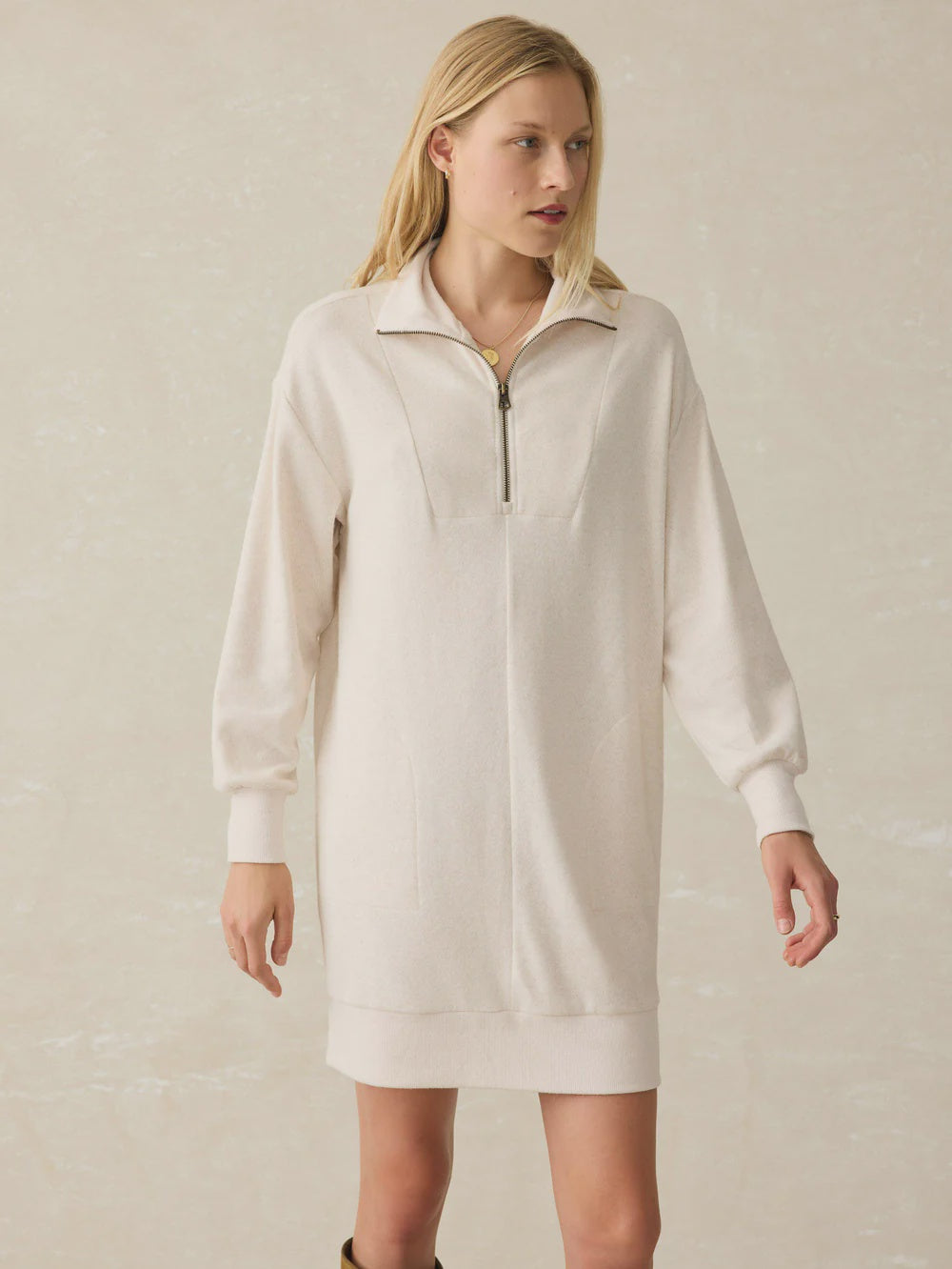 LEGEND QUARTER ZIP DRESS