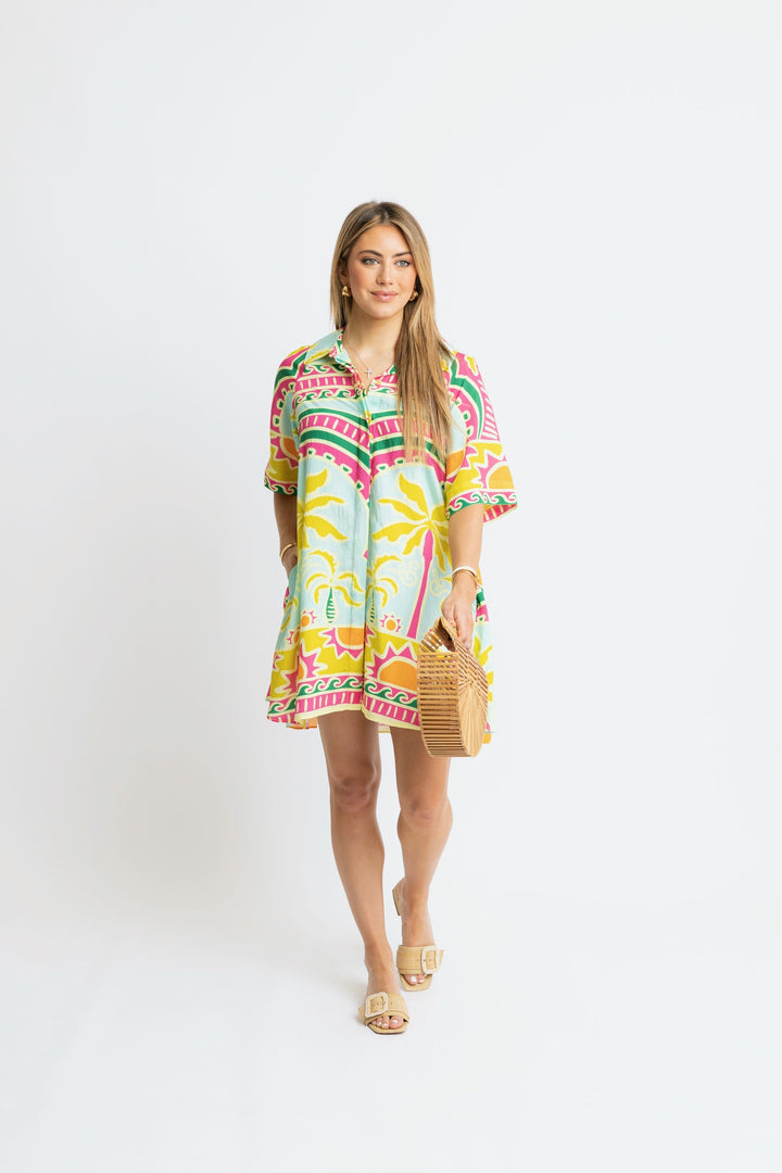 PALM BEACH SHIRT DRESS