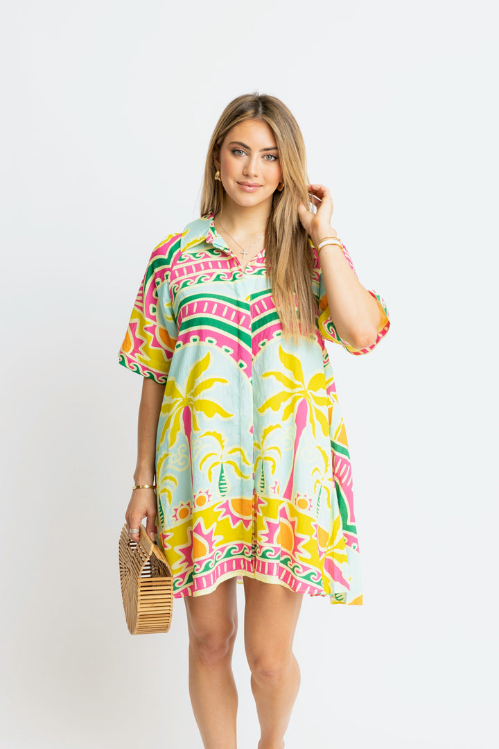 PALM BEACH SHIRT DRESS