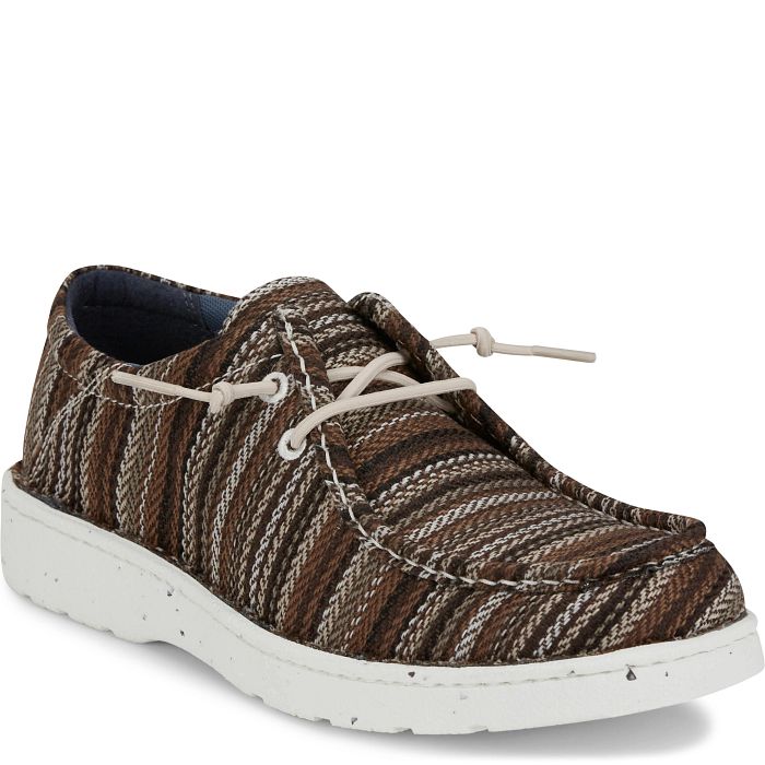 JUSTIN MEN'S HAZER CASUAL SHOE in MULTI-STRIPE