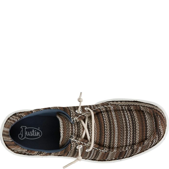 JUSTIN MEN'S HAZER CASUAL SHOE in MULTI-STRIPE