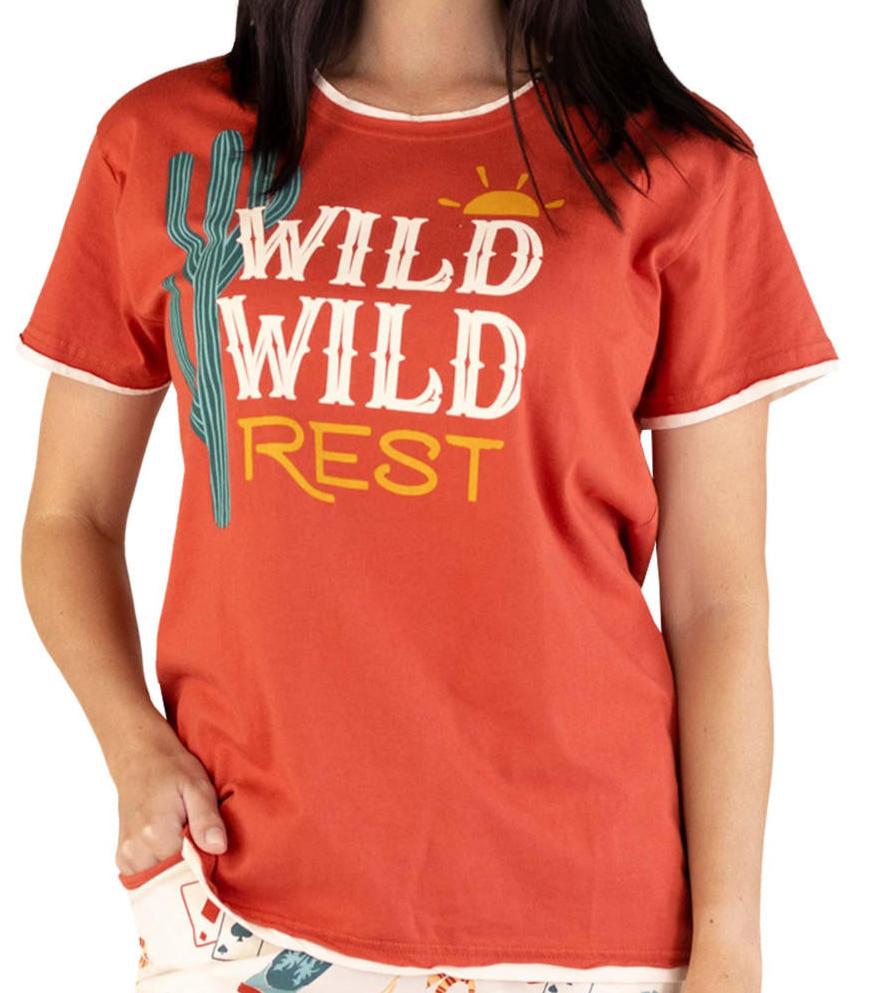 WOMEN'S WILD WILD REST PAJAMA SET