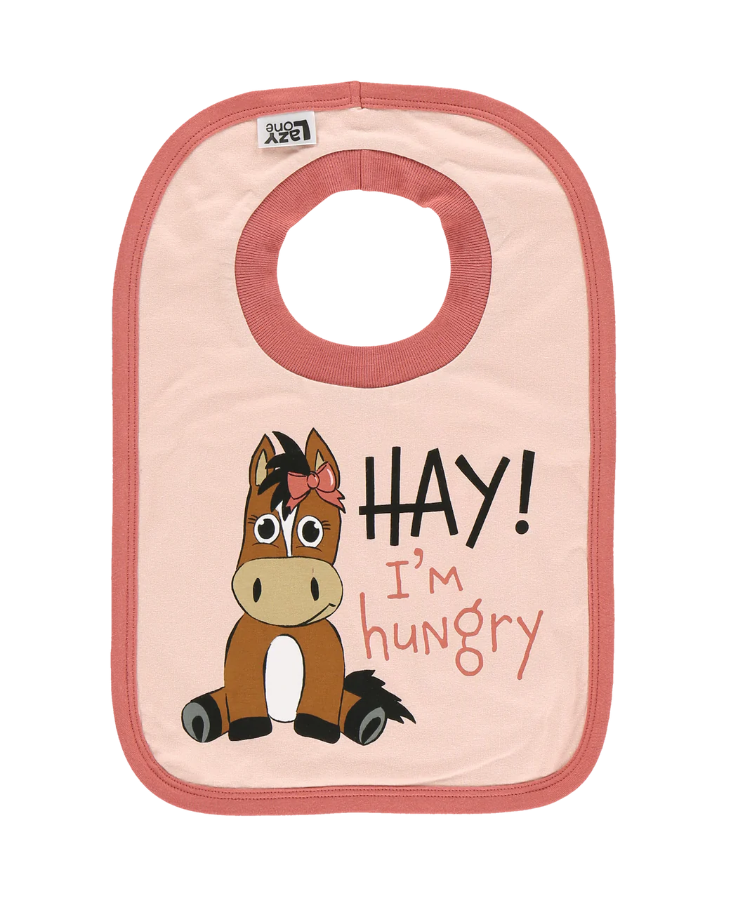 "HAY, I'M HUNGRY" INFANT BIB