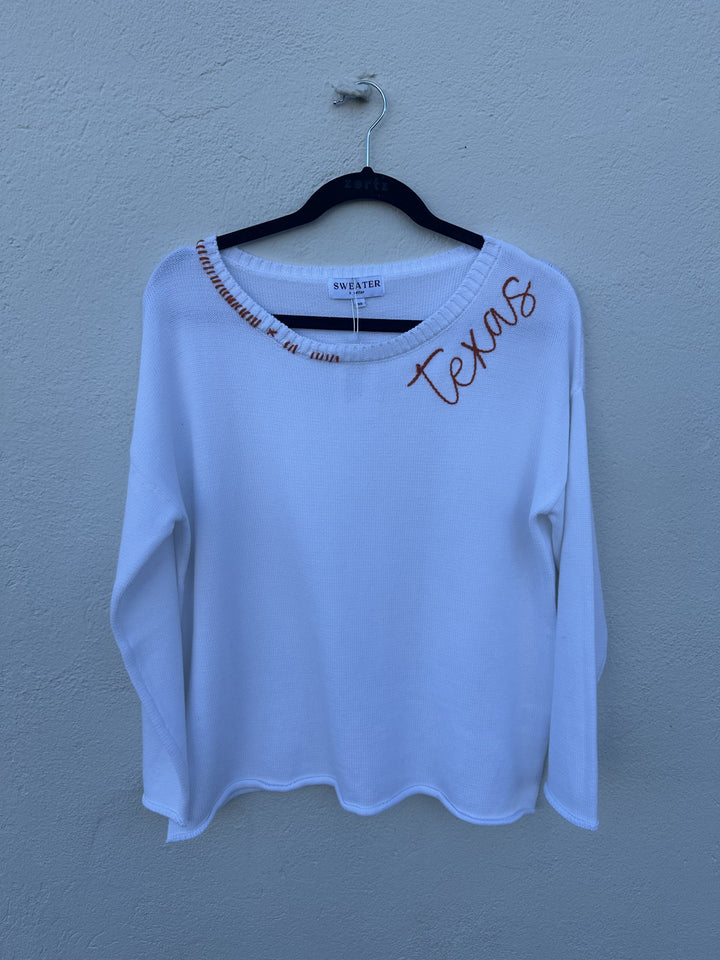TEXAS SCRIPT GAMEDAY SWEATER