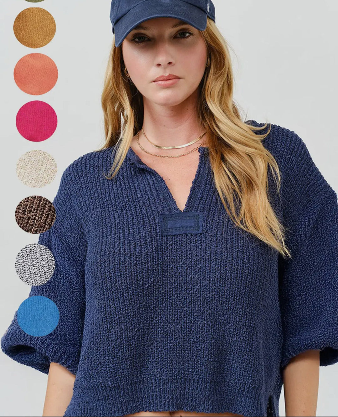 Lana Cropped Sweater Top