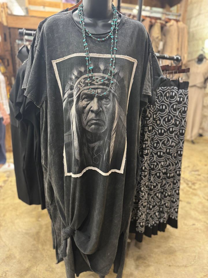 Native Chief T-shirt Dress