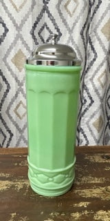 Jadeite Straw Container