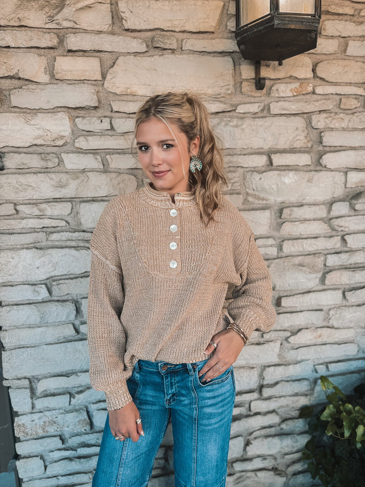 Rogers Button Sweater