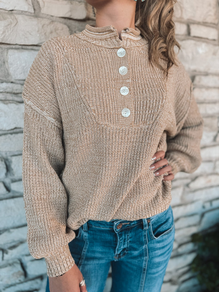 Rogers Button Sweater