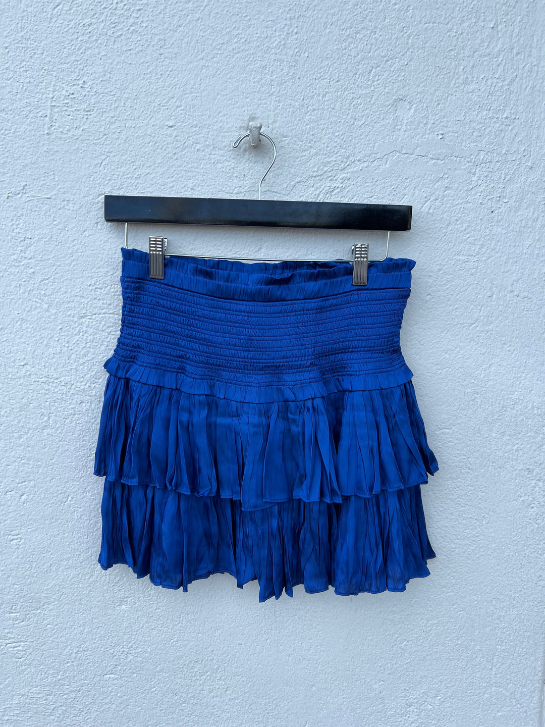 SMOCKED LAYERED SKIRT JS209D