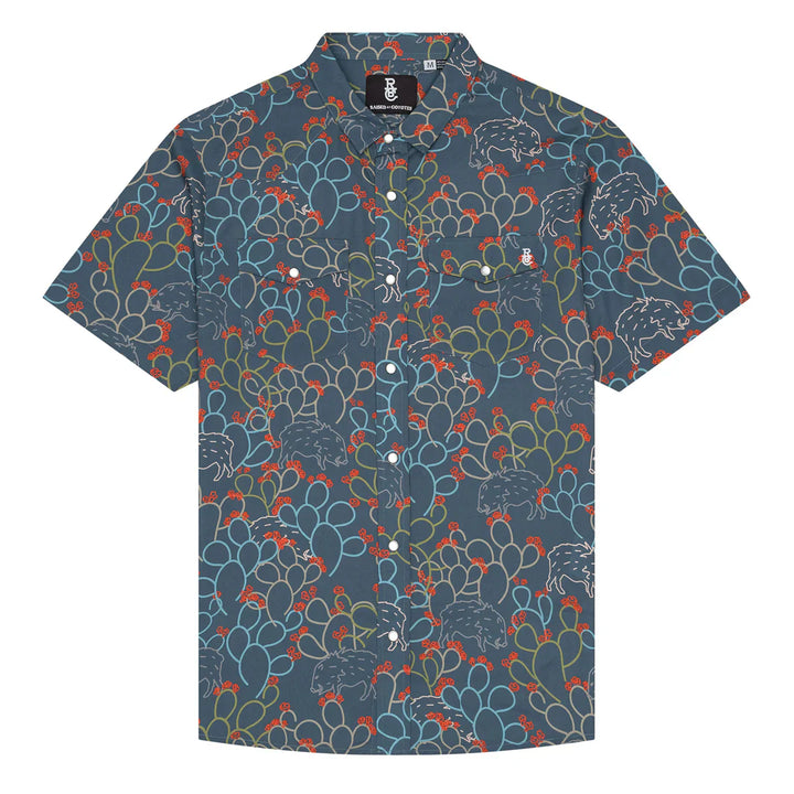 MEN'S JAVELINA PARADISE PEARL SNAP SHORT SLEEVE SHIRT