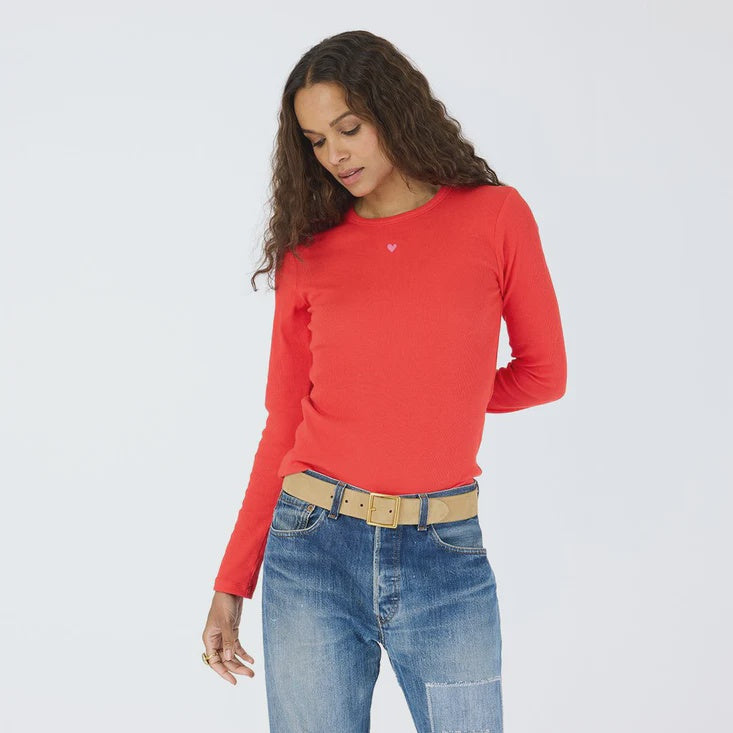 LONG SLEEVE RIB TEE