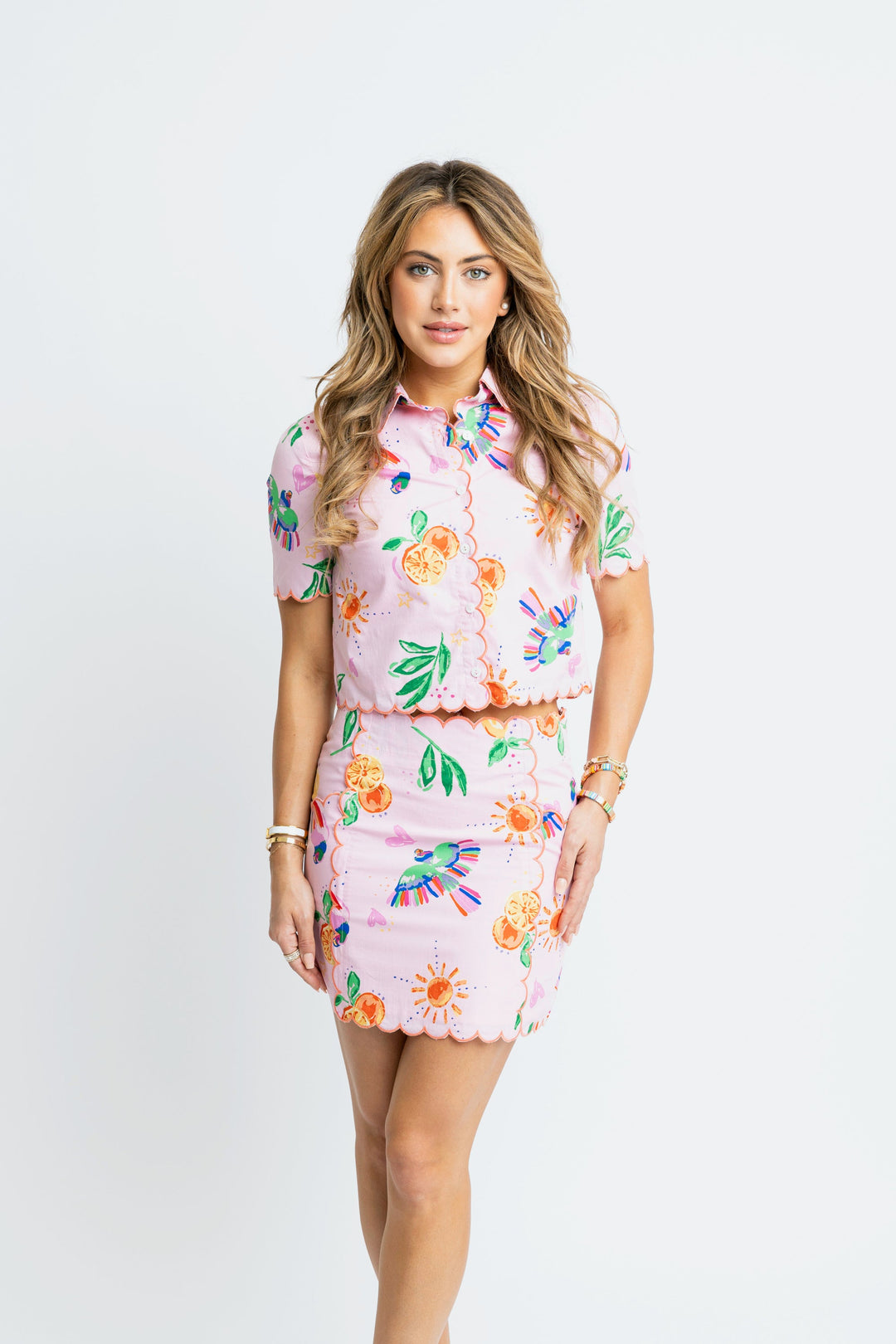 TOUCAN FRUIT SCALLOP SKIRT
