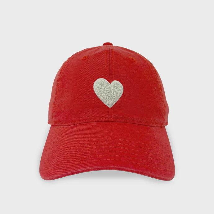 KR IMPERFECT CHENILLE HEART HAT