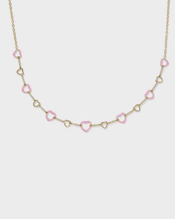 HAISLEY HEART STRAND NECKLACE