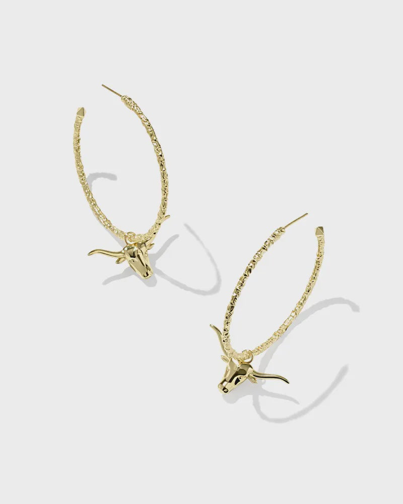 LONGHORN HOOP EAR