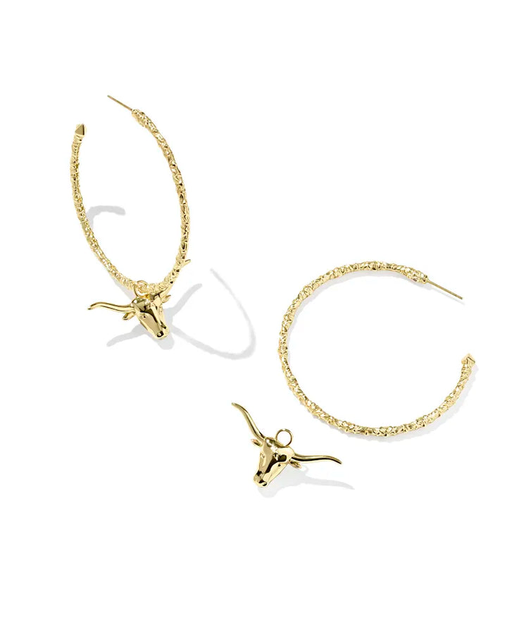 LONGHORN HOOP EAR