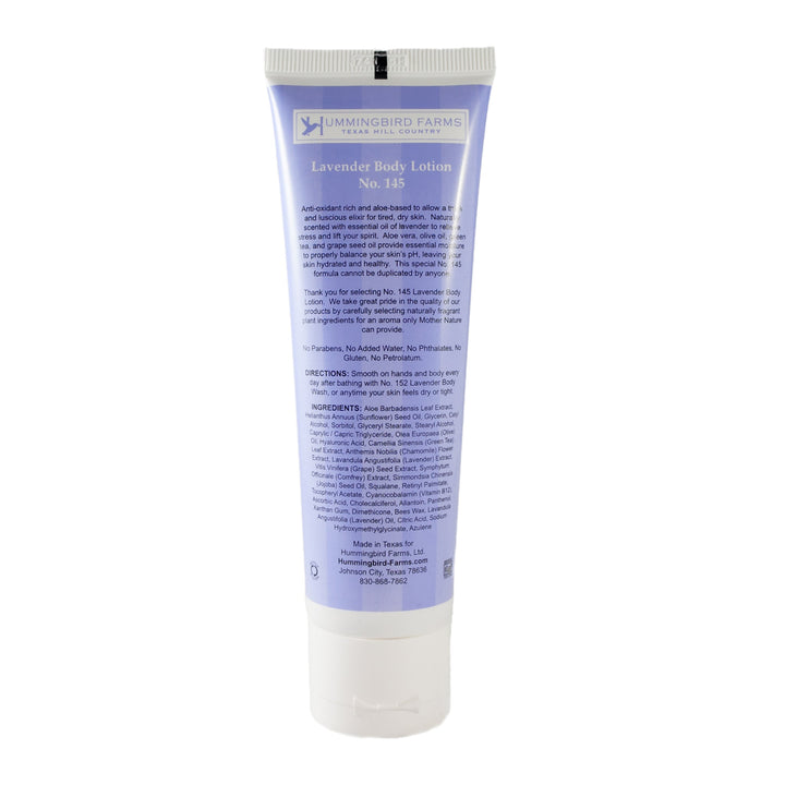 Lavender Body Lotion No. 145 (3oz)