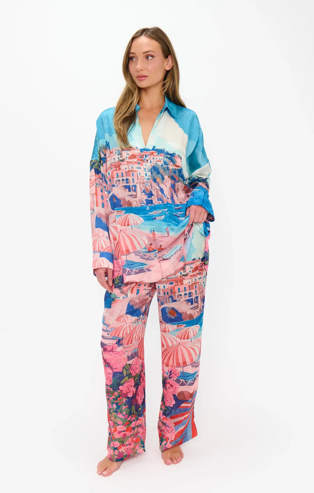 OASIS BEACH CLUB PANT PJ SET