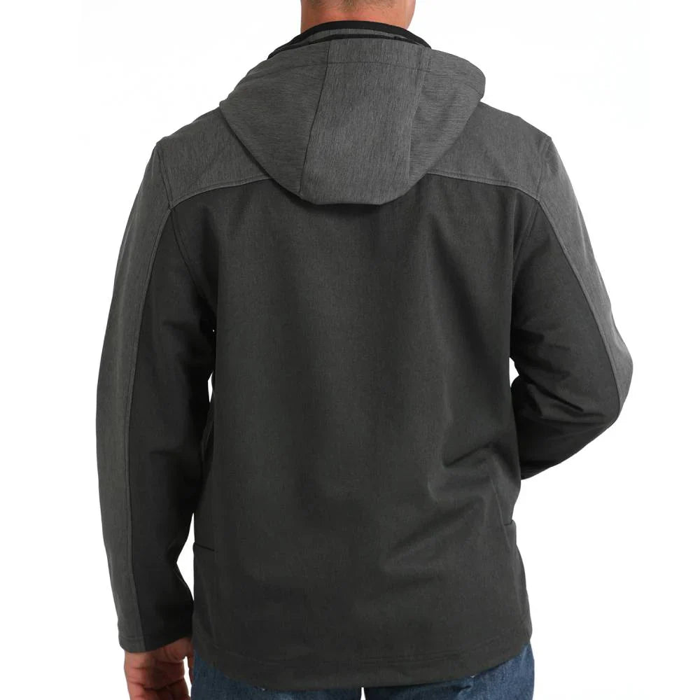 CINCH MEN'S BONDED HOODED JACKET - BLACK