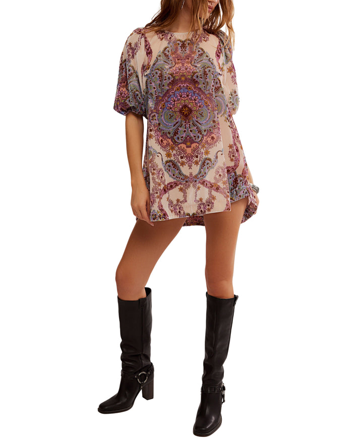MAYE PRINTED VELVET TUNIC