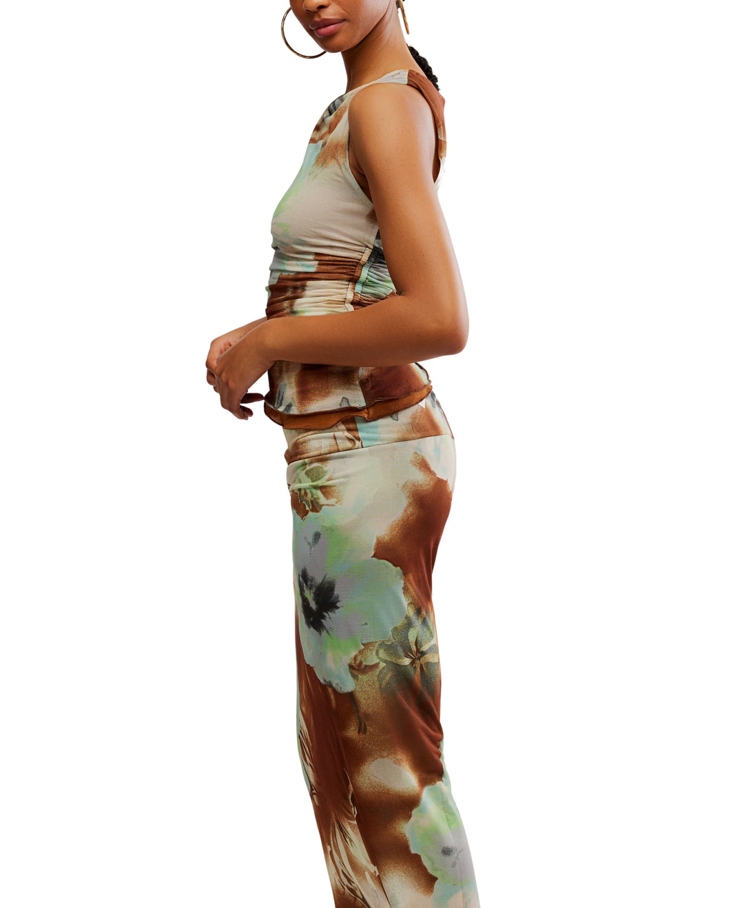 SUNSET MESH MAXI SKIRT