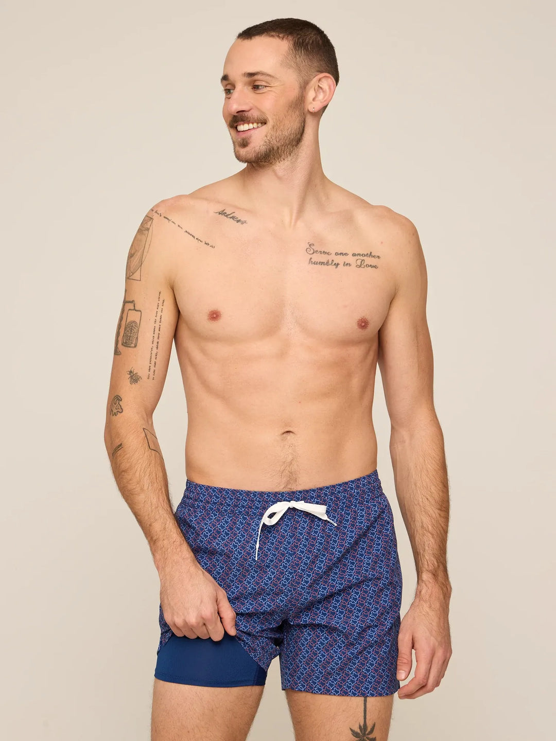 THE LONE STAR 5.5 CLASSIC LINED SWIM TRUNK