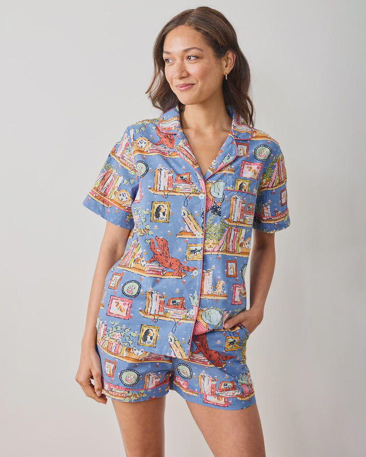 UNLEASHED STORIES SHORT PJ SET