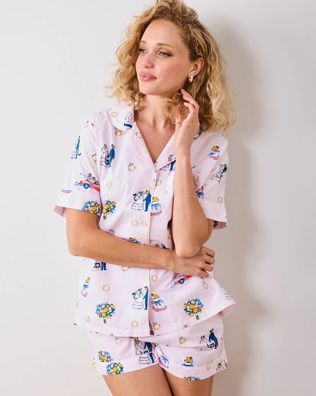 HAPPILY EVER AFTER SHORT PJ SET