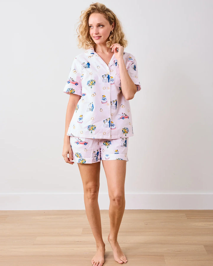 HAPPILY EVER AFTER SHORT PJ SET