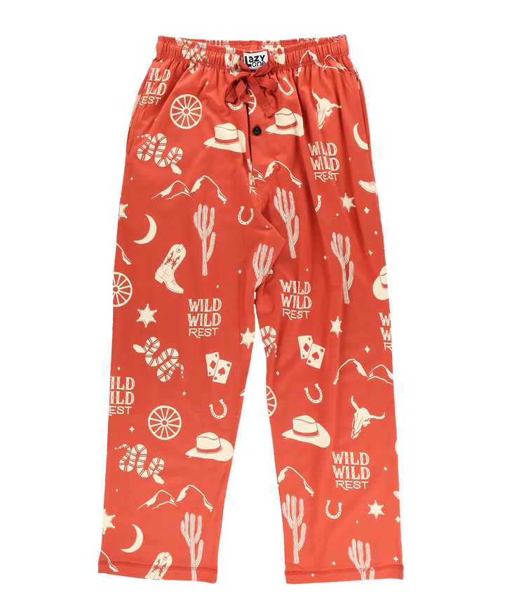 MEN'S WILD WILD REST PJ PANTS ORANGE