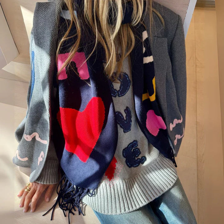 PEACE&LOVE SCARF