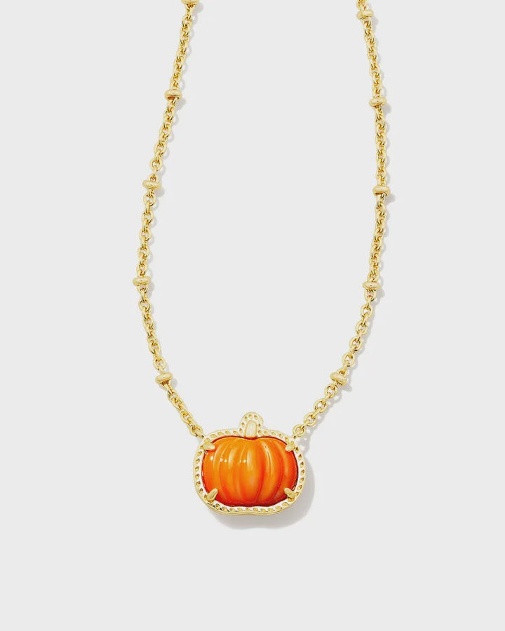 PUMPKIN SHORT PENDANT NECKLACE