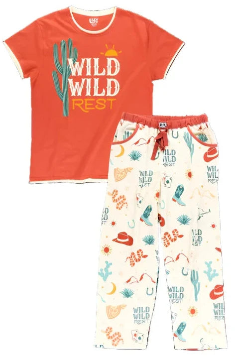 WOMEN'S WILD WILD REST PAJAMA SET