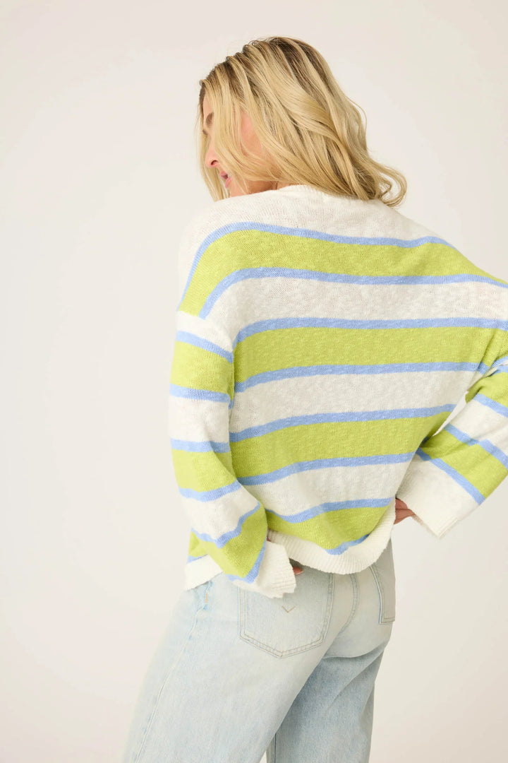 BEAUTIFUL LIFE STRIPED SNUGGLE SWEATER