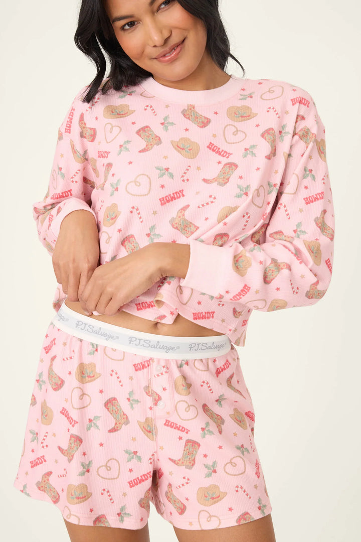 WESTERN BOYFRIEND PJ SET